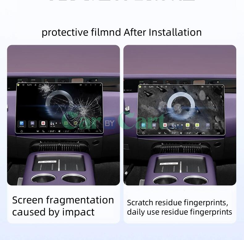 فيلم واقي زجاجي مقسى لشاشة الملاحة الخاصة بسيارة أفاتر 07 لعام 2024