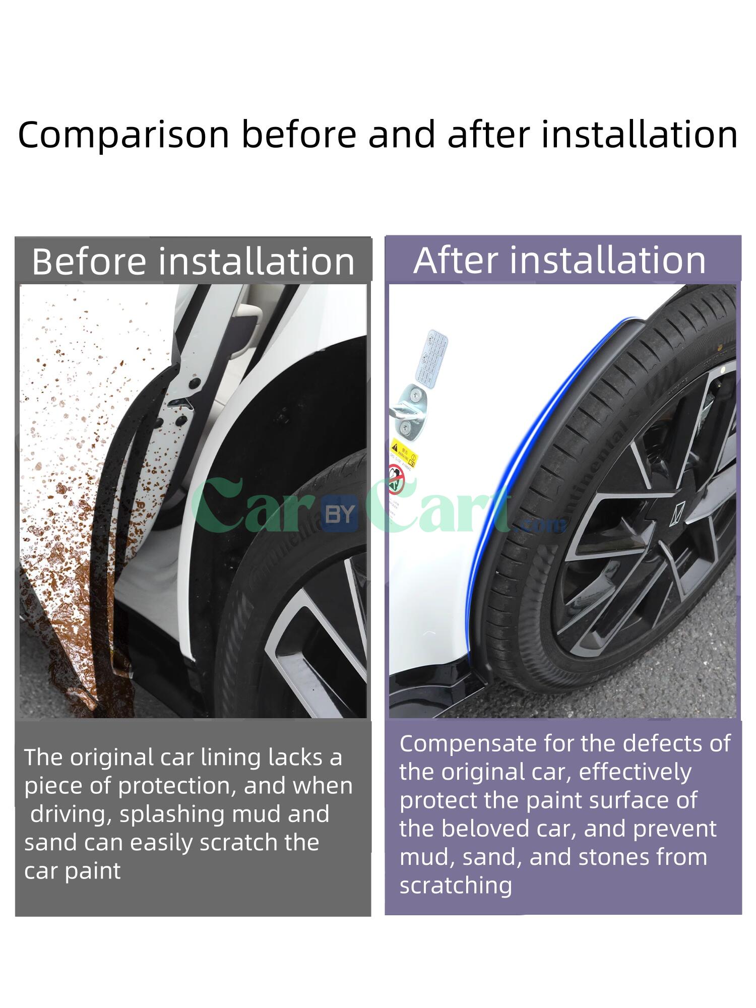 2025 AVATR 06 Rear wheel lining mudguard