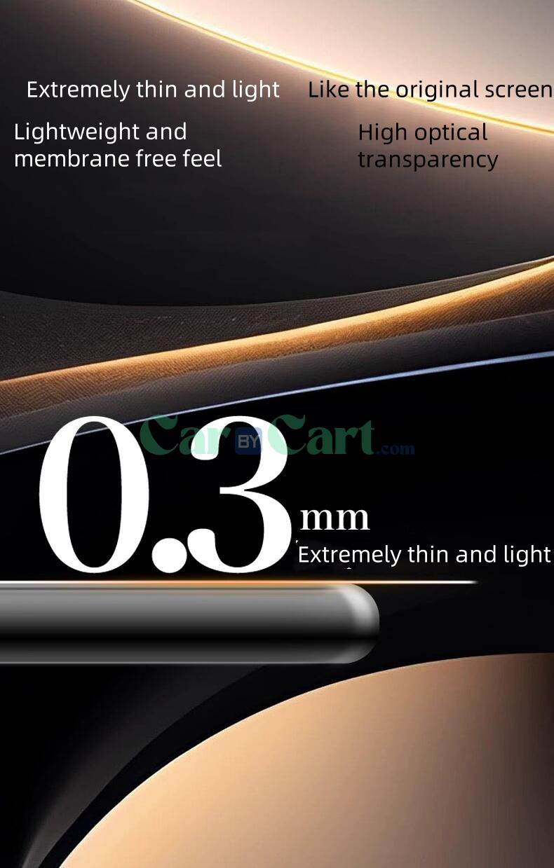 فيلم زجاجي مقسى بلون أزرق مخصص لنظام الملاحة في سيارة 2025 AVATR 06