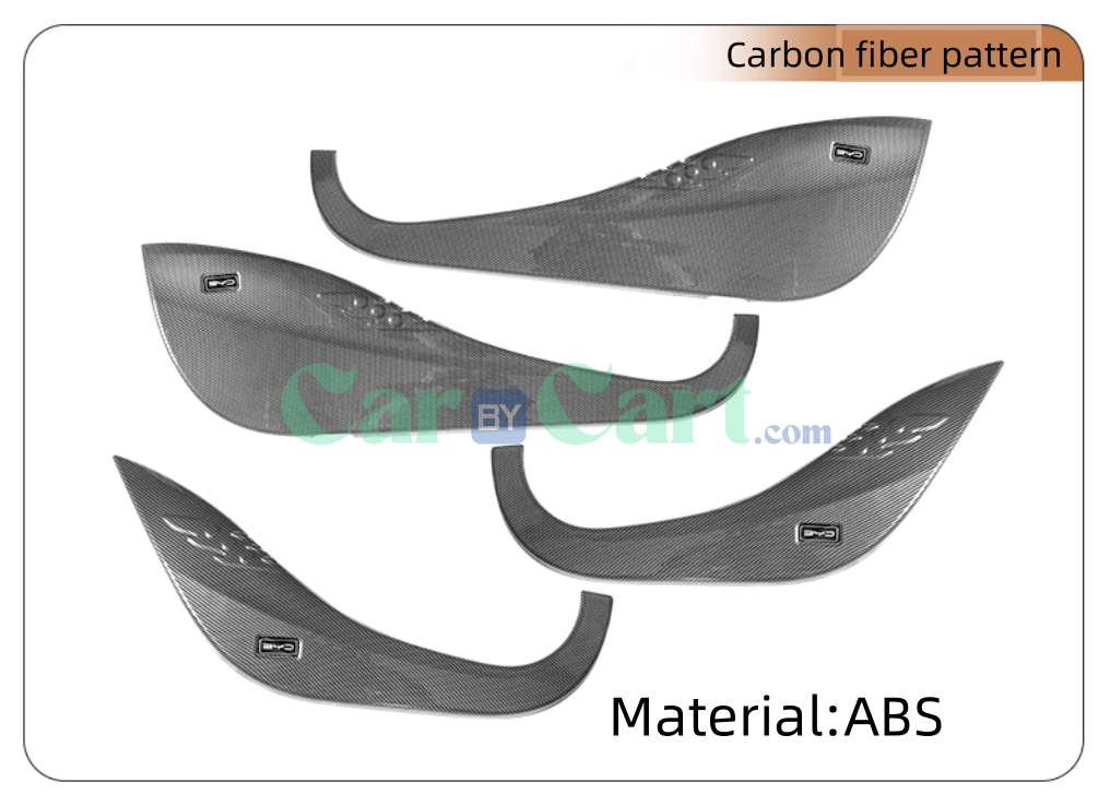 2025 BYD Yuan PLUS Smart Carbon fiber patterned door kick plate