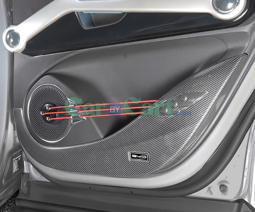 2025 BYD Yuan PLUS Smart Carbon fiber patterned door kick plate