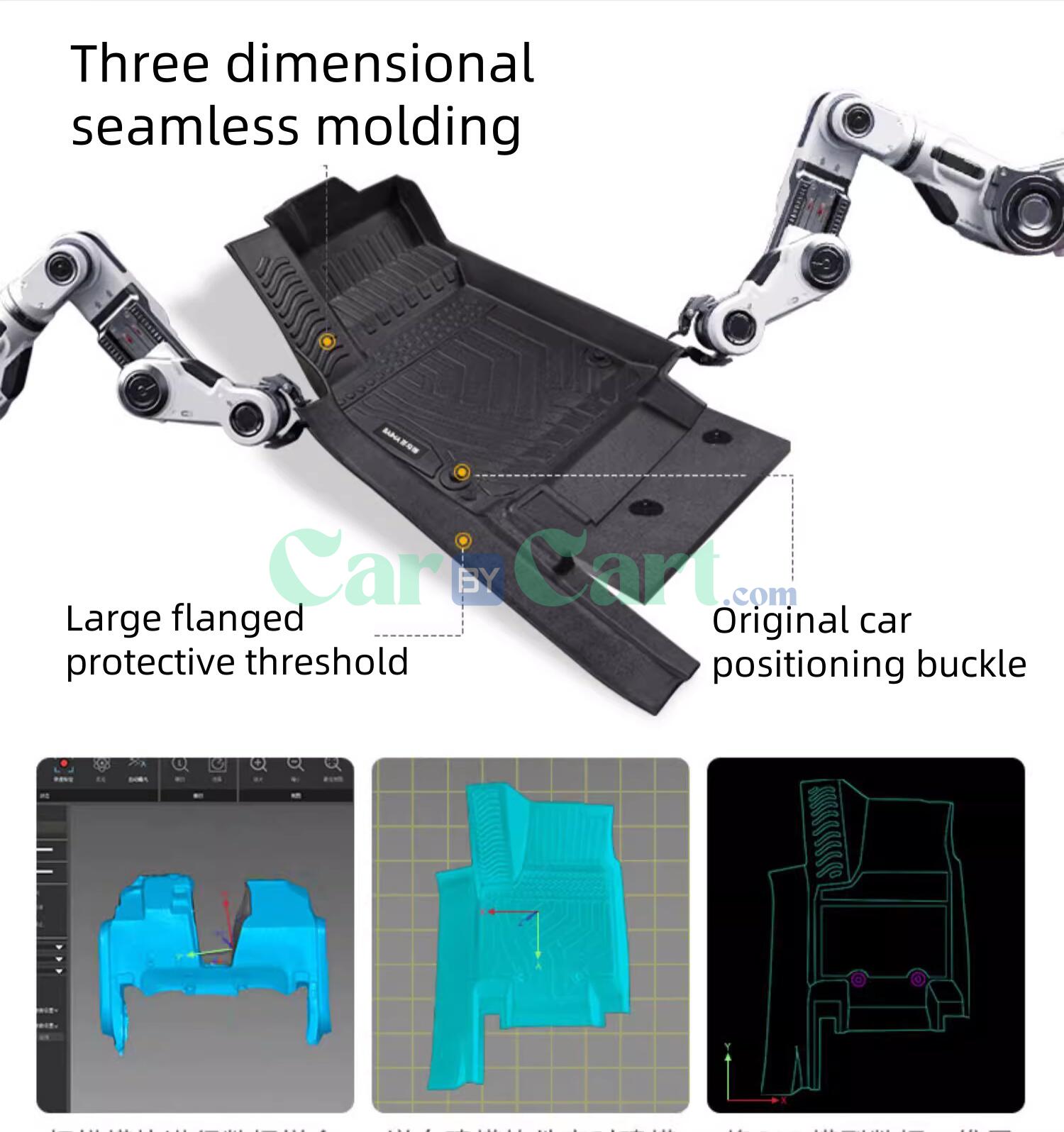 سجادة أرضية TPE لسيارة 2025 AVATR 11 ذات الخمسة مقاعد