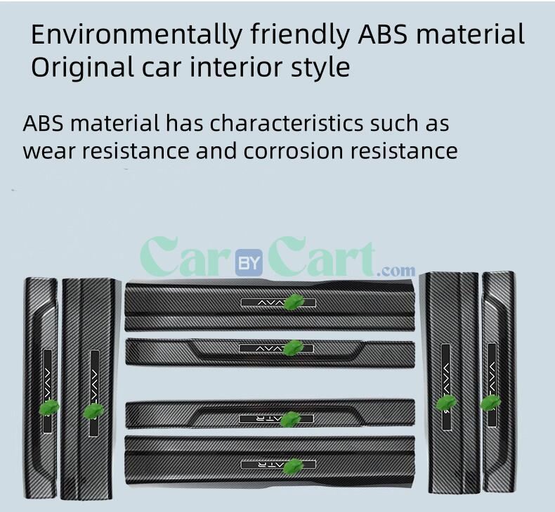2025 AVATR 11 ABS carbon fiber patterned threshold strip