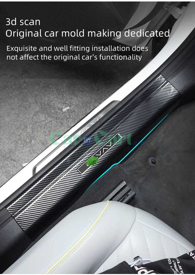 2025 AVATR 11 ABS carbon fiber patterned threshold strip