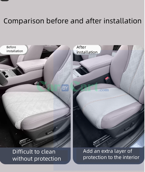2025 BYD Yuan PLUS Smart 3-piece set of front and rear fully wrapped seat cushions
