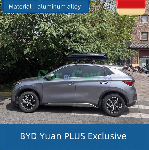 2025 BYD Yuan PLUS Smart 450 liter roof box+sedan crossbar