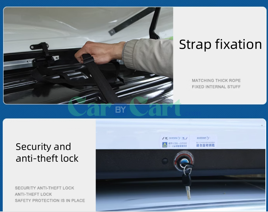 2025 BYD Yuan PLUS Smart 450 liter roof box+sedan crossbar