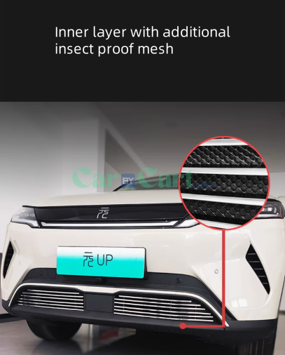 شبكة سوداء مطلية ضد الحشرات لسيارة 2025 BYD Yuan UP الذكية.