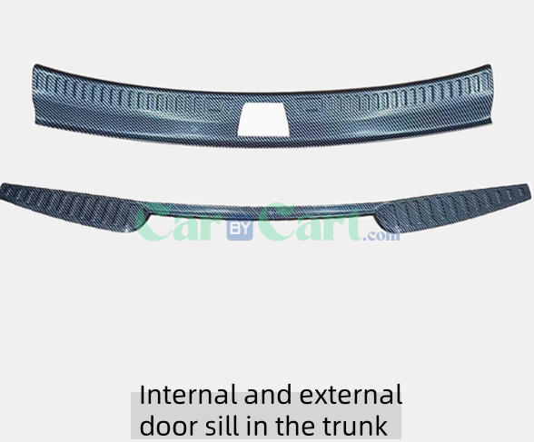 2025 BYD يوان UP ألواح حماية خلفية داخلية وخارجية.