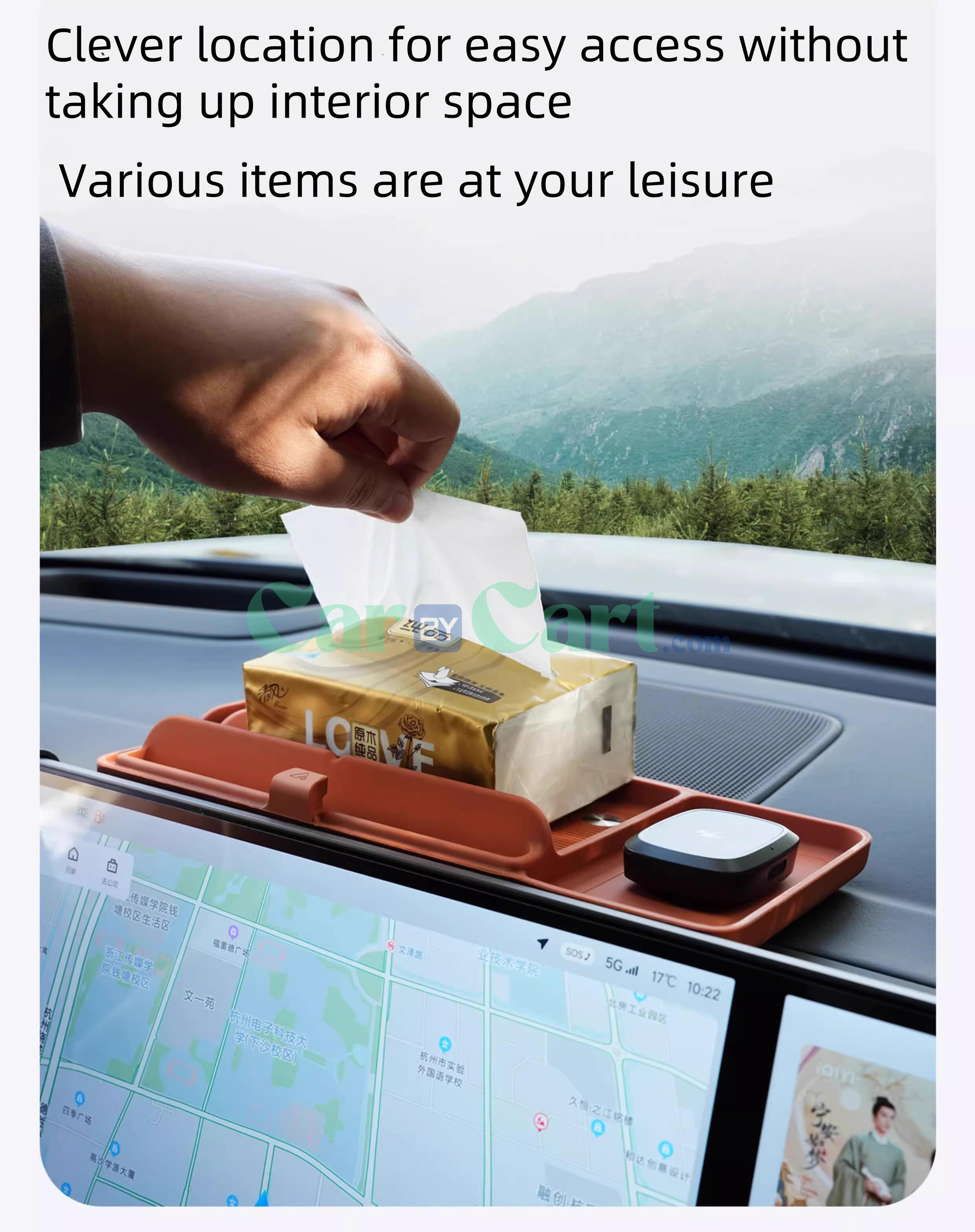 2025 Li Auto L6 Storage tray behind the screen