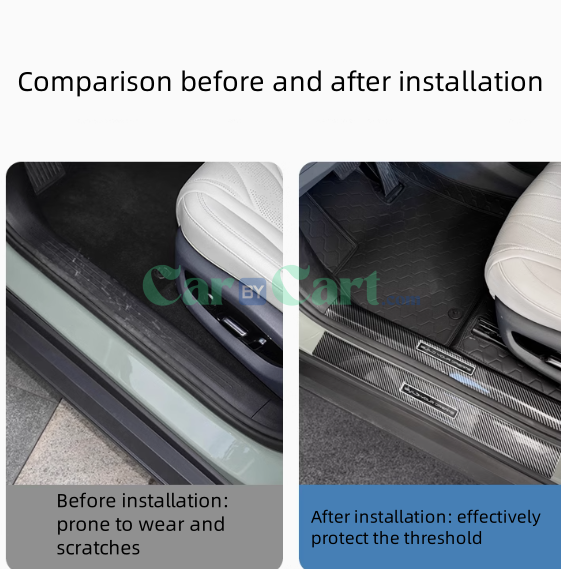 شريط عتبة باب 2025 BYD Seal 06GT سمارت ABS مدمج خارجي.