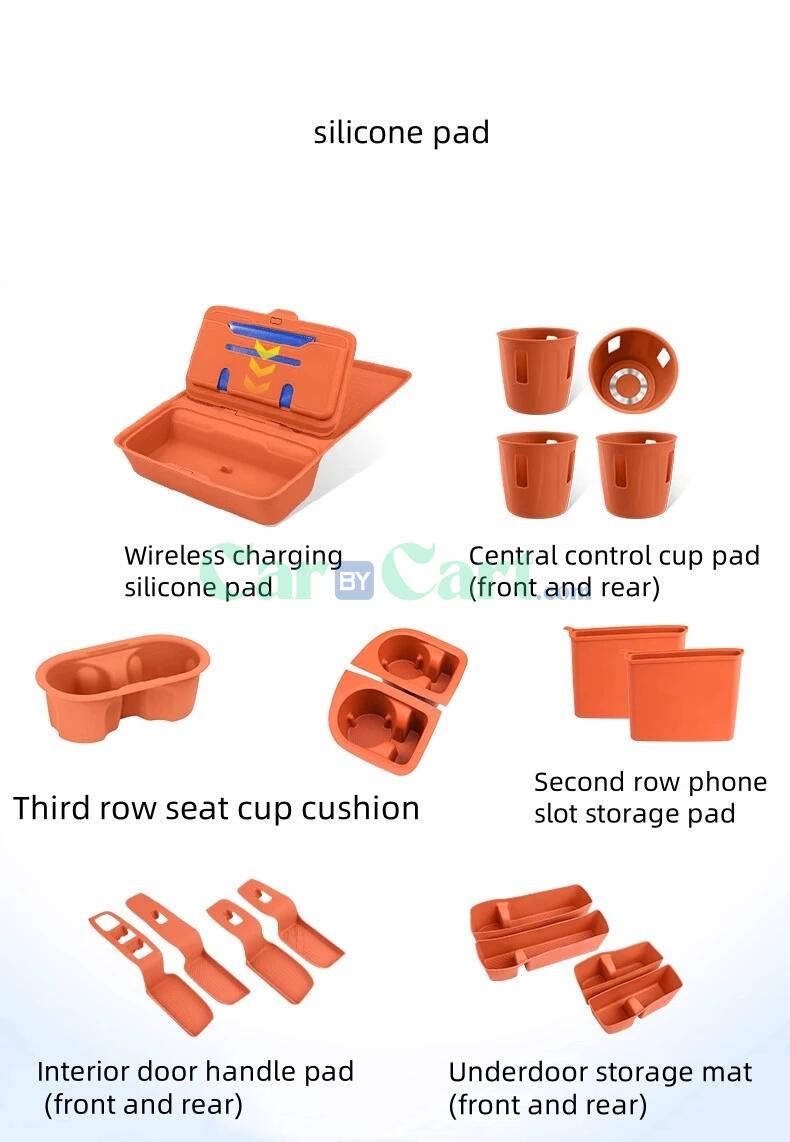2025 Li Auto L8 غطاء وسادة سيليكون 18 قطعة مجموعة