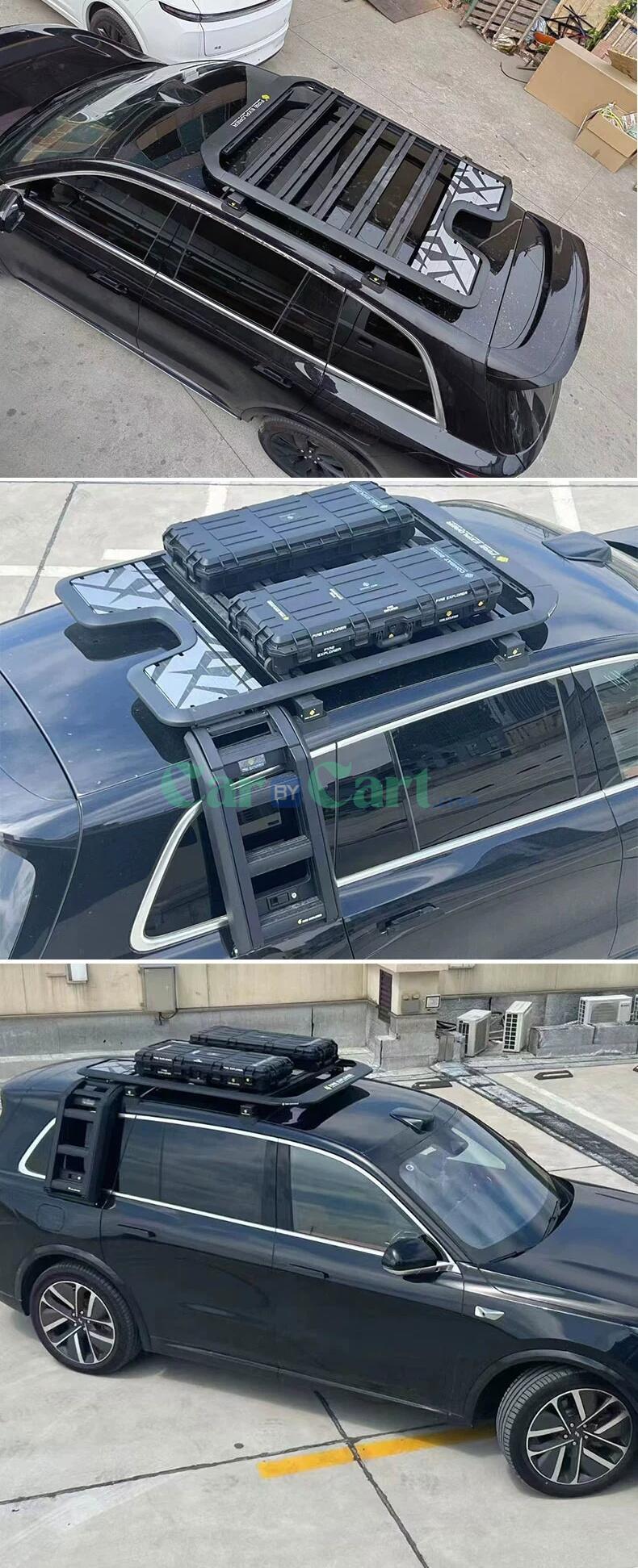 2025 Li Auto L8 Roof platform+folding ladder+2 roof suitcases