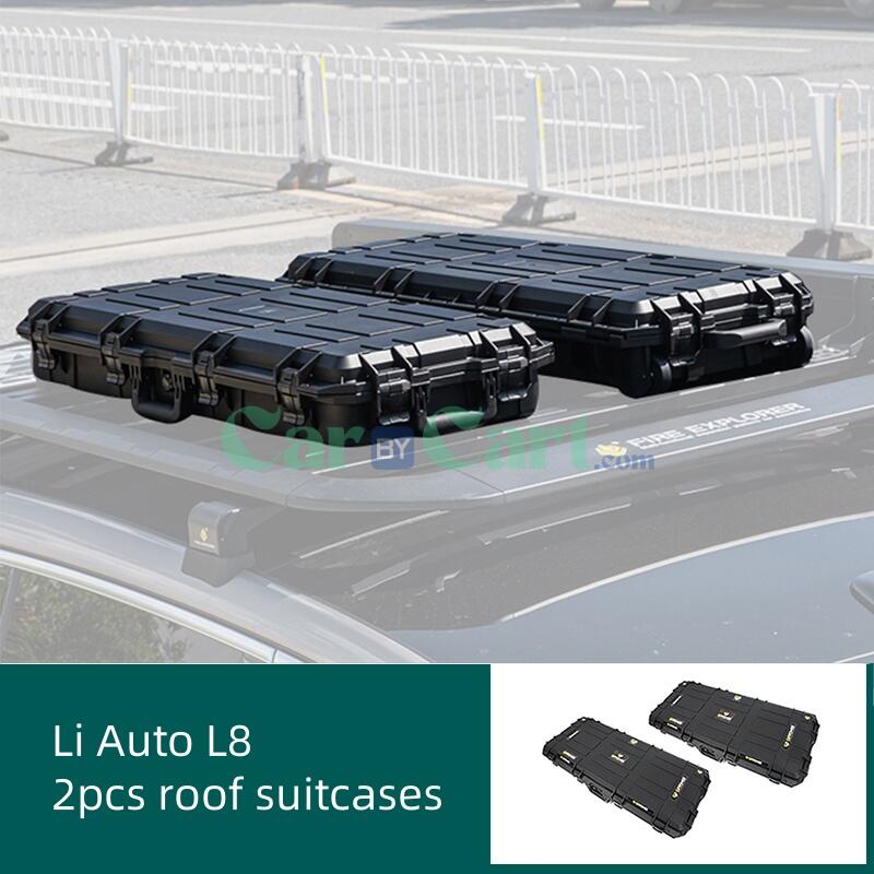2025 Li Auto L8 Roof platform+folding ladder+2 roof suitcases