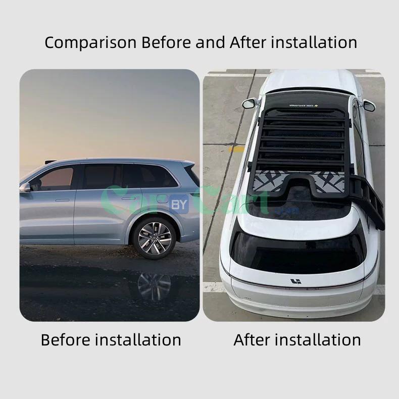 2025 Li Auto L8 Roof platform+folding ladder+2 roof suitcases