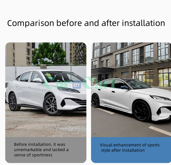 2025 BYD Seal 06DM-i المصد الخلفي بتاعه ذكي على الطراز الرياضي.