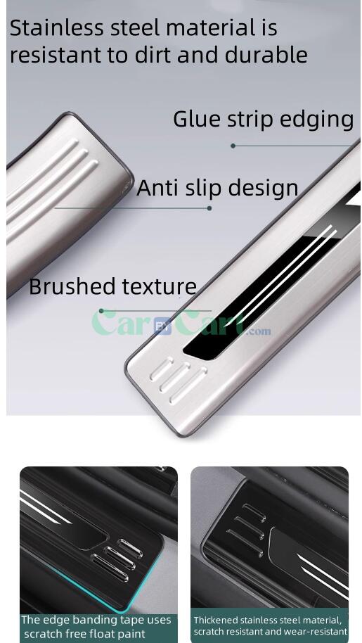 2025 Li Auto L6 (Threshold strip+rear guard) -10 piece set