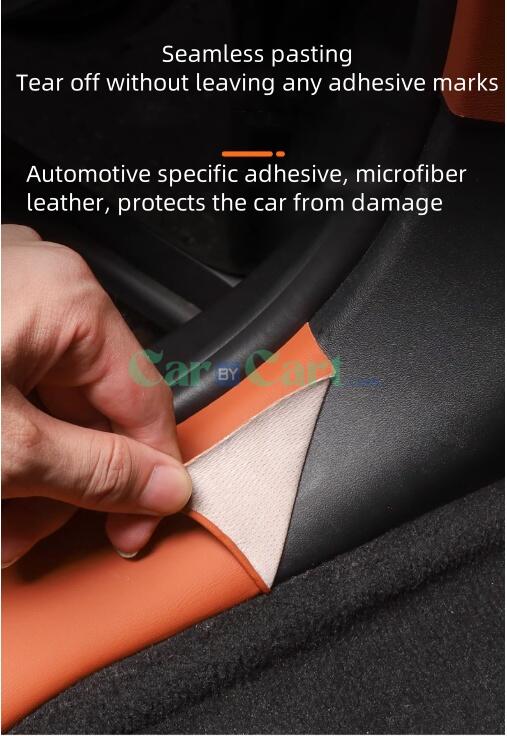 2025 Li Auto L6 (Leather threshold strip+rear guard) -6-piece set