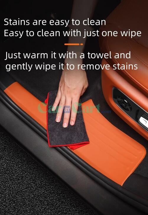 2025 Li Auto L6 (Leather threshold strip+rear guard) -6-piece set