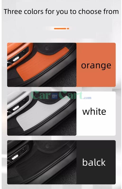 2025 Li Auto L6 (Leather threshold strip+rear guard) -6-piece set