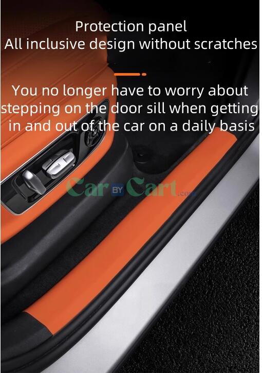 2025 Li Auto L6 (Leather threshold strip+rear guard) -6-piece set