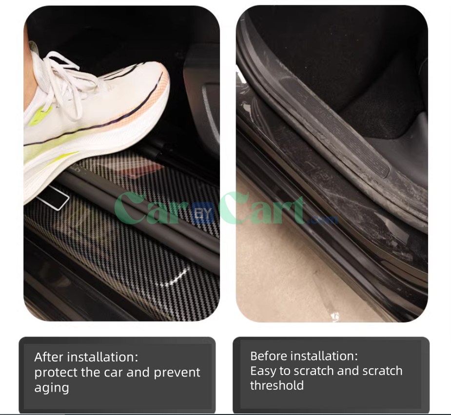 2025 BYD Seal 06DM-i  Smart High end carbon fiber shell threshold strip