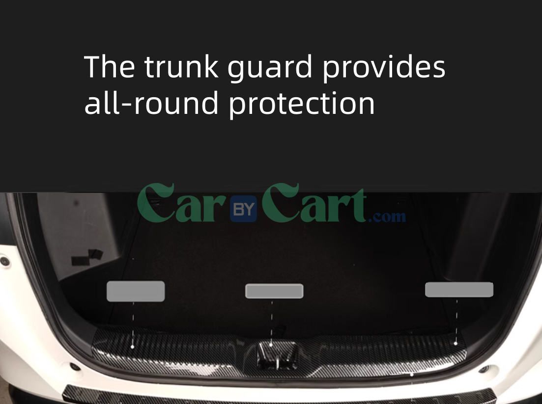 2025 BYD Seal 06DM-i  Smart High end carbon fiber shell rear guard plate