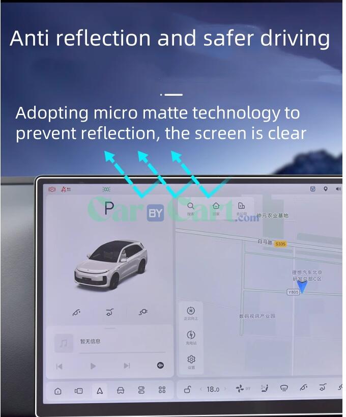 2025 Li Auto L6 (أداة الملاحة) شاشة فيلم مقسى بالضوء الأزرق