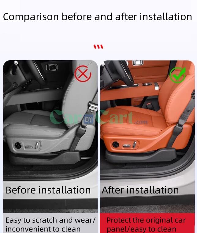 2024 Li Auto L7 Seat adjustment protective panel