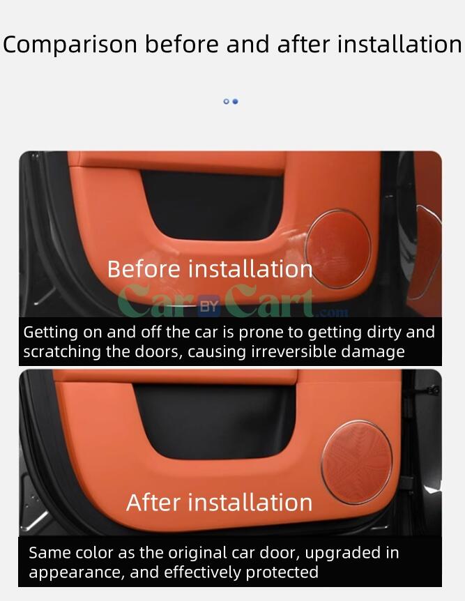 2024 Li Auto L7 Leather anti kick pad for car doors