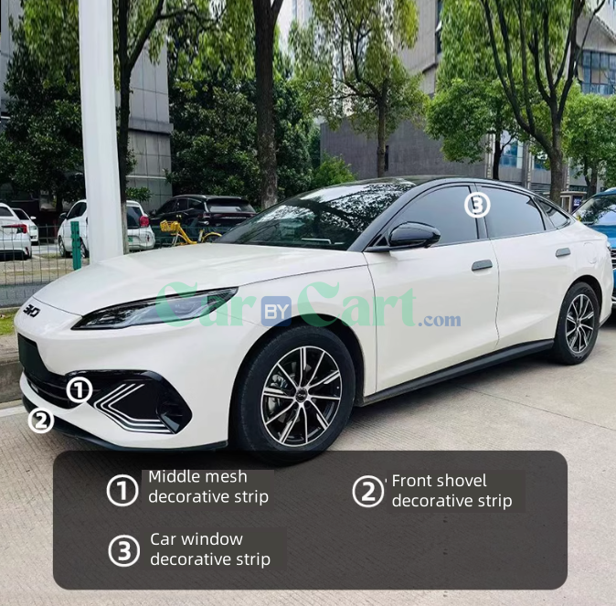 2025 BYD Seal 06DM-i Complete set of Black Warrior decorative strips