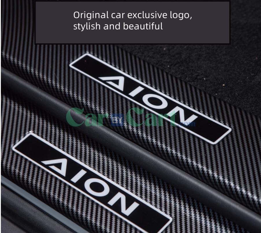 2025 BYD Seal 06DM-i Internal and external threshold strips+rear guard plate carbon fiber shell