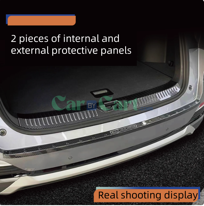 2025 BYD Seal 06DM-i Internal and external threshold strips+rear guard plate carbon fiber shell