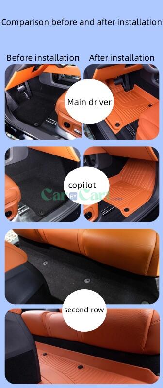 2024 Li Auto L7 TPE foot pad+TPE trunk pad