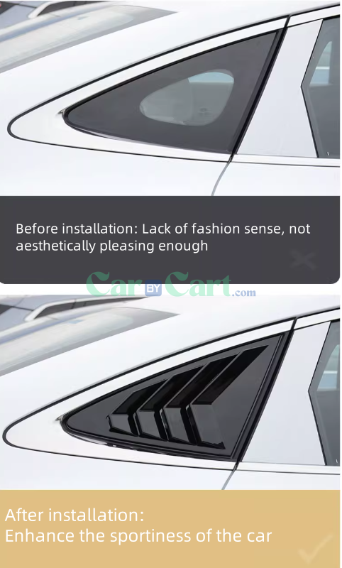 2025 BYD Seal 06DM-i Carbon fiber patterned louver patch