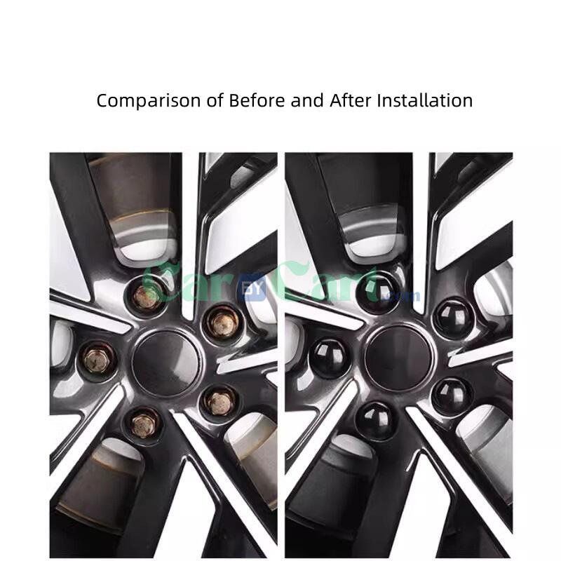 2024 Li Auto L9 Blackened wheel hub screw cap