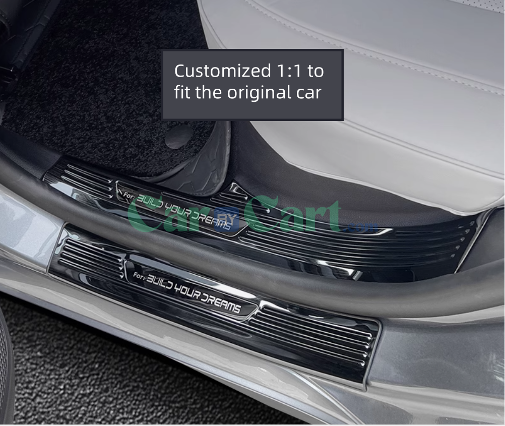 2025 BYD Seal 05DM-i Smart Black titanium interior and exterior door sill strip