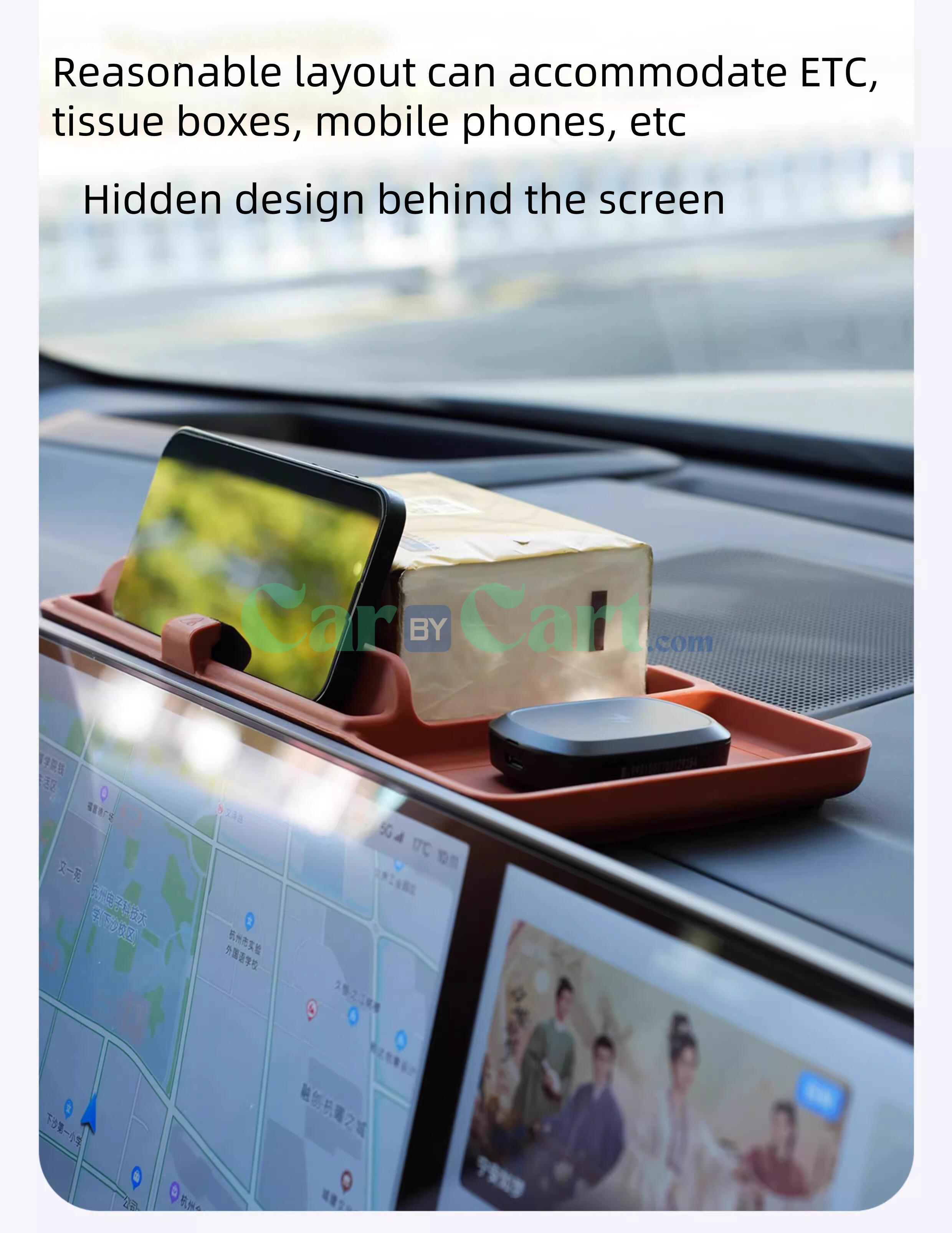 2024 Li Auto L6 Storage pad behind the screen