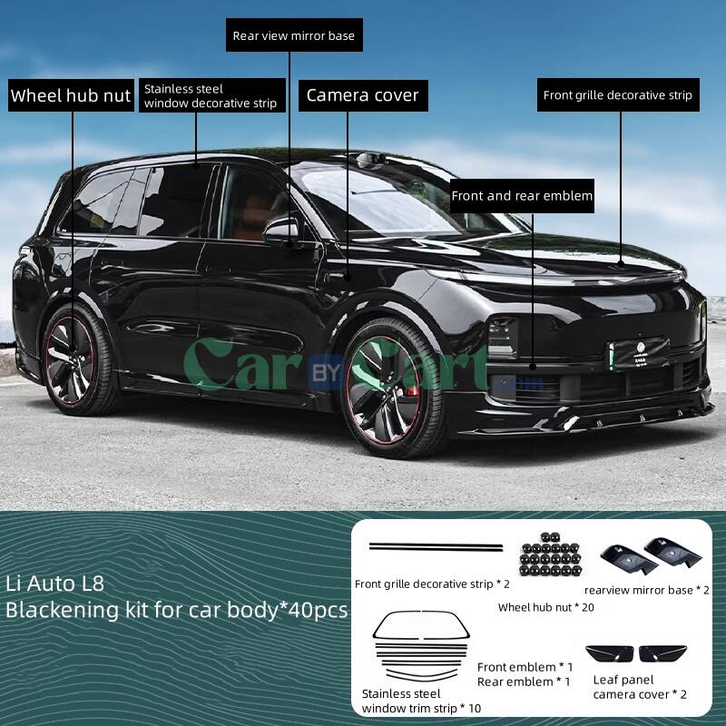 2024 Li Auto L8 Blackening kit for car body