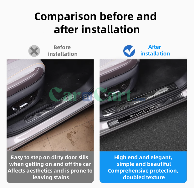 2024 كورفيت 07 عتبة الباب Honor و لوح الحماية الخلفية.