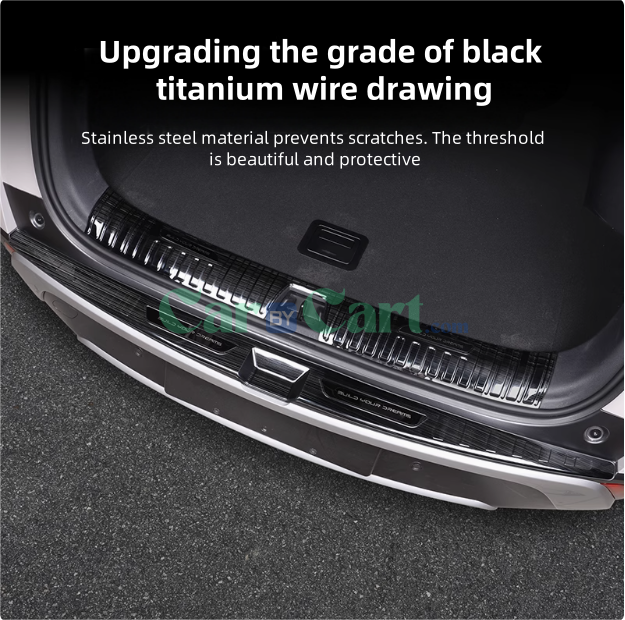 2024 كورفيت 07 عتبة الباب Honor و لوح الحماية الخلفية.