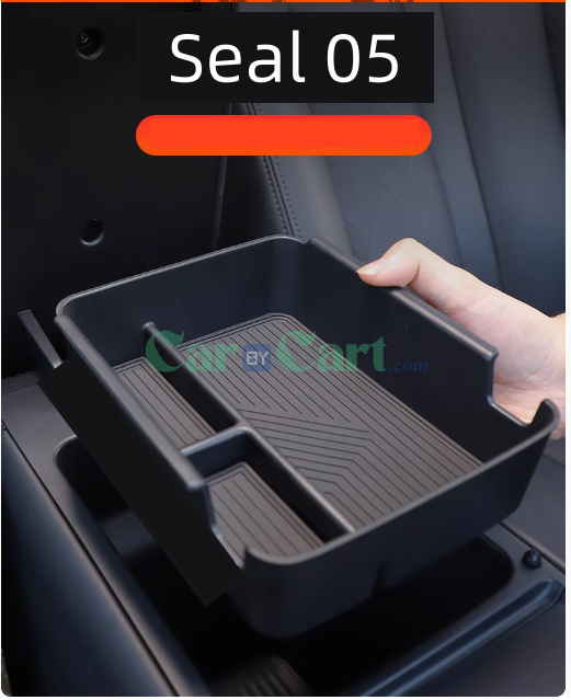 2025 BYD Seal 05DM-i فيه صندوق تخزين مسند ذراع ذكي ورا الشاشة.