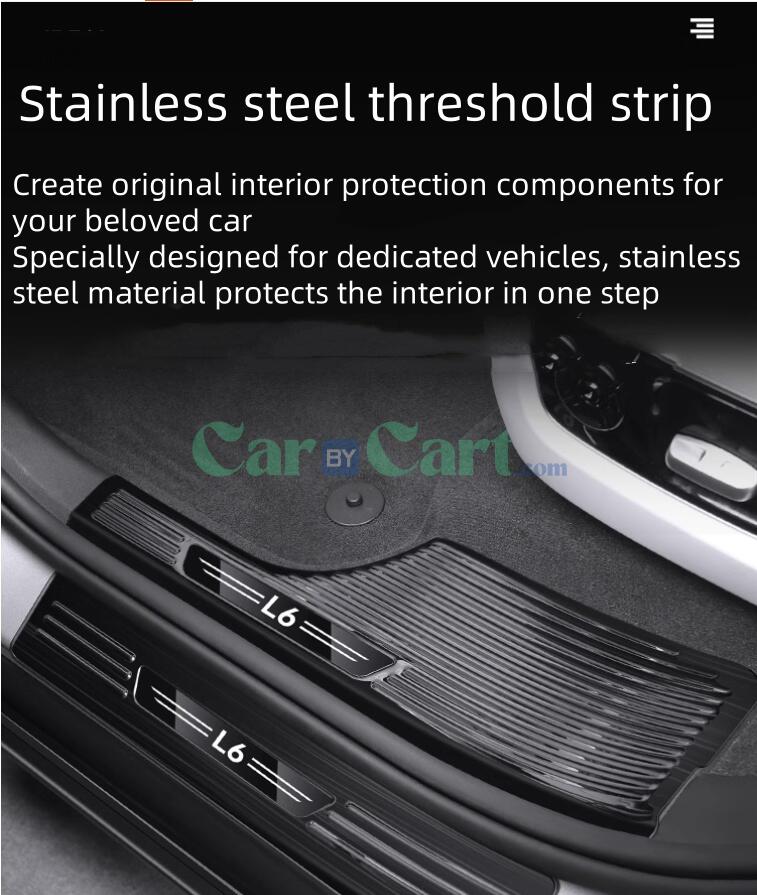 2024 Li Auto L6 (Threshold strip+rear guard) -10 piece set