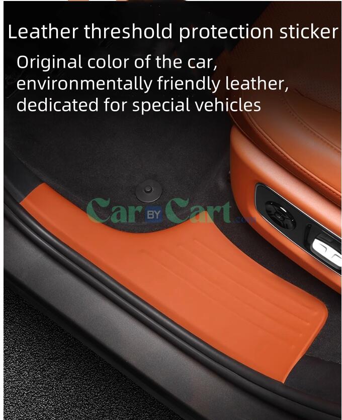 2024 Li Auto L6 (Leather threshold strip+rear guard) -6-piece set