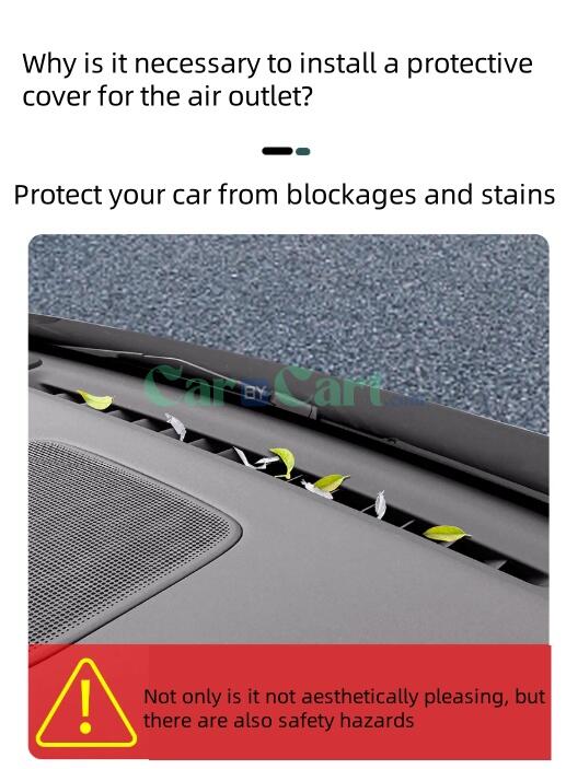 2024 Li Auto L6 غطاء واقي لمخرج الهواء للوحة القيادة المركزية للتحكم