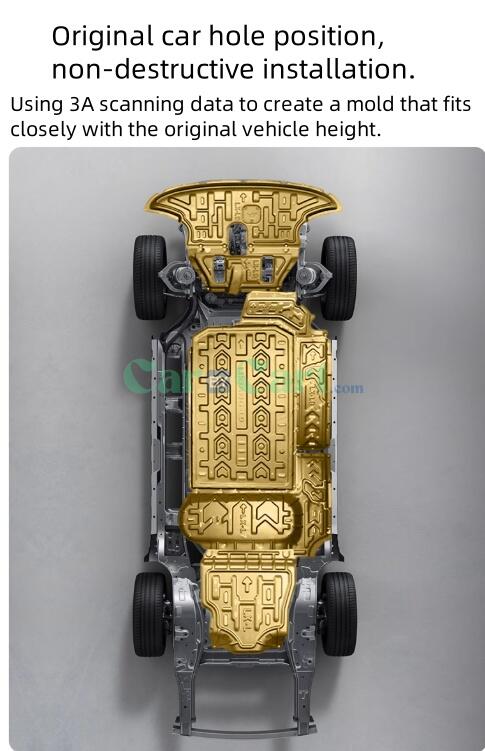 2024 Li Auto L6 2.5mm thick five series aluminum magnesium alloy chassis protective plate