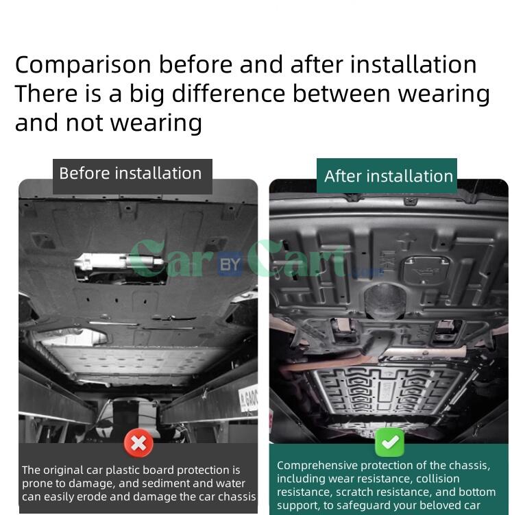 2024 Li Auto L6 2.5mm thick five series aluminum magnesium alloy chassis protective plate