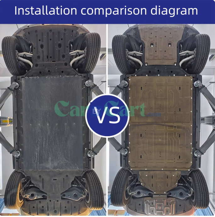 2025 بي واي دي أسد البحر 07EV بطارية أمامية وواقي هيكل خلفي.