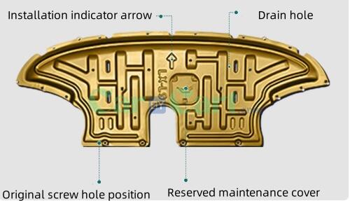 2025 Li Auto L6 2.5mm thick five series aluminum magnesium alloy chassis protective plate