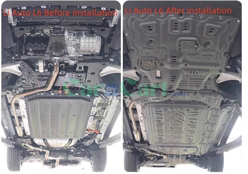 2025 Li Auto L6 2.5mm thick five series aluminum magnesium alloy chassis protective plate
